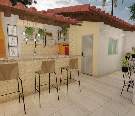 Projeto Área Externa e Gourmet